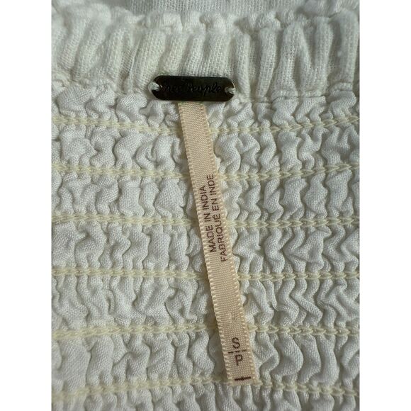 Free People Women's Counting Daisies Embroidered Mini Dress Size S *Stains* - Picture 5 of 12